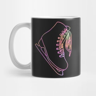 Pastel ice skate outline Mug